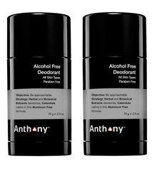 Anthony - 2 x Deodorant-Alcohol Free