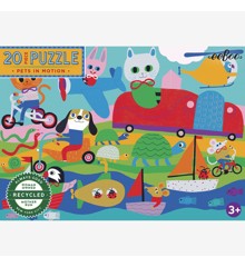 eeBoo - Puzzle 20 pcs - Pets in Motion - (EPZPMO