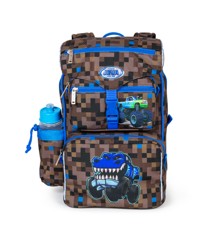 JEVA - Schoolbag (16 + 8 L) - Beginners - Monster Truck Dragon (313-15)