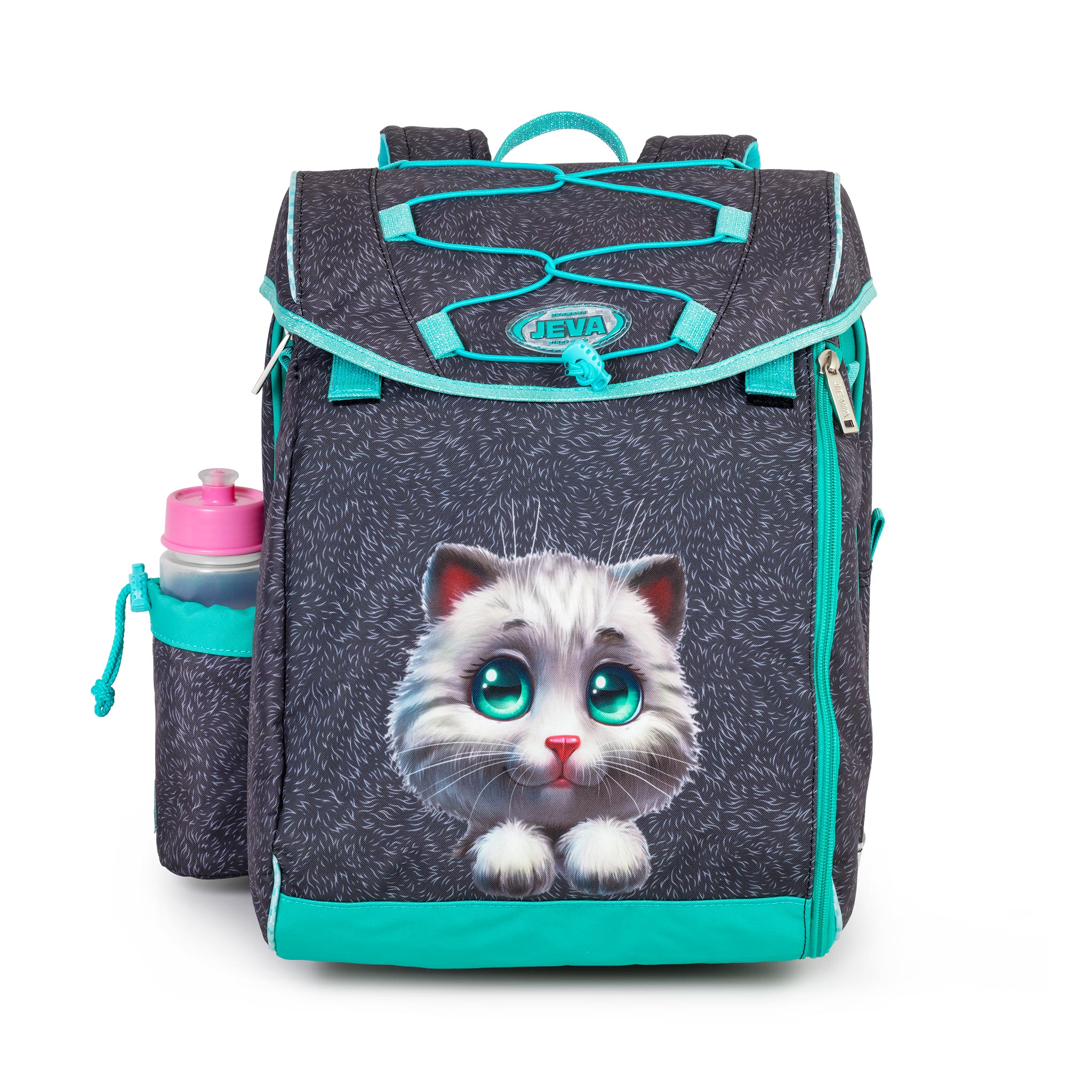 JEVA - Schoolbag (21 + 11 L) - Intermediate -  Furry Friend (308-16)