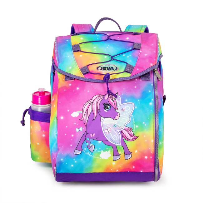 JEVA - Schoolbag (21 + 11 L) - Intermediate - Rainbow Alicorn (308-18)