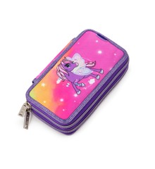 JEVA - Pencil Case TwoZip - Rainbow Alicorn (8865-18)