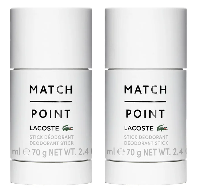Lacoste - 2 x Match Point Deodorant Stick 75 ml