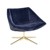 Bloomingville - Elegant Lounge Chair - Blue (50185632) thumbnail-3