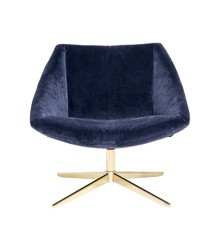 Bloomingville - Elegant Lounge Chair - Blue (50185632)