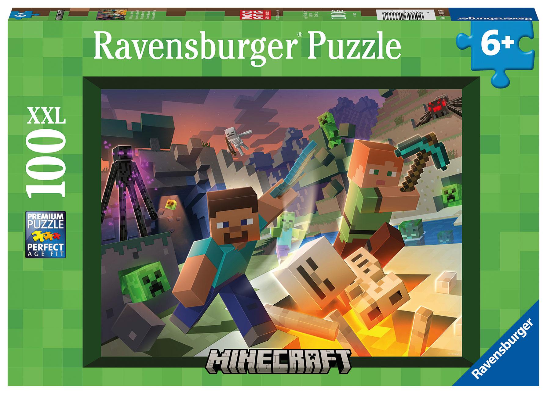 Puzzle - Monster Minecraft (100 XXL Pieces) (PEG3333)