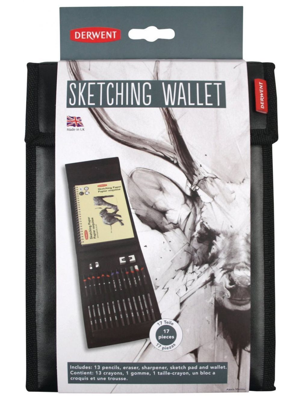Derwent - Sketching wallet (601010) - Leker