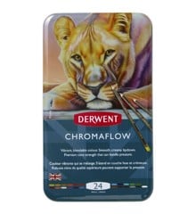 Derwent - Chromaflow tin 24 ass