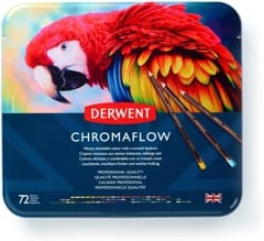 Derwent - Chromaflow pencil 72 ass