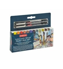 Derwent - Line & wash paint pan set