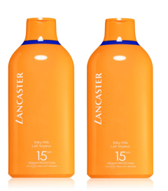 Lancaster - 2 x SUN BEAUTY Silky Milk SPF15 - 400 ml