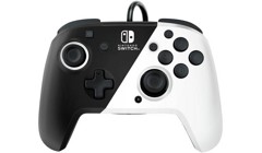 PDP Nintendo Switch Faceoff Deluxe Controller + Audio - Black & White