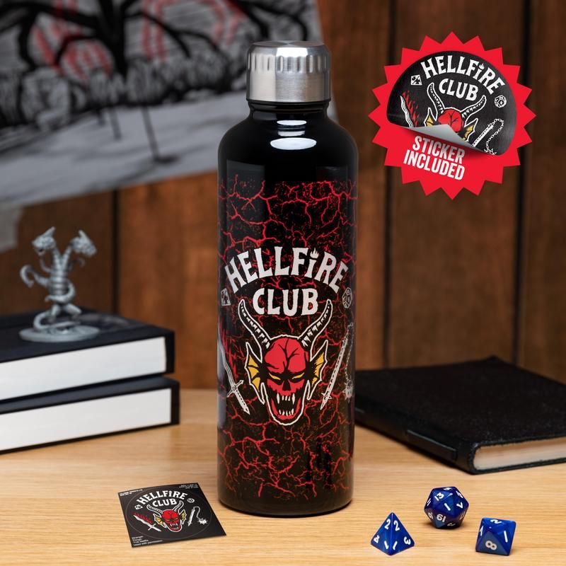 Hellfire Club Metal Water Bottle, Paladone Product