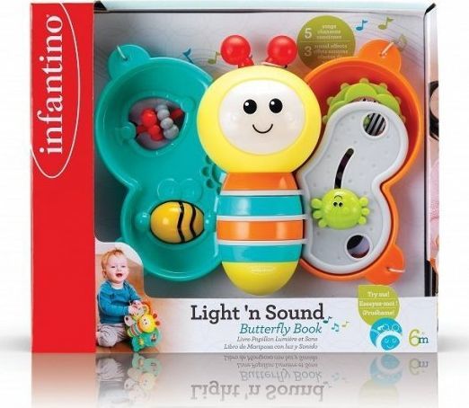 Infantino - Light n' Sound - Butterfly Book (IB307022)