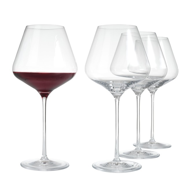 Aida - Connoisseur extravagant -vinglas til lysere rødvine 4 stk - gaveæske