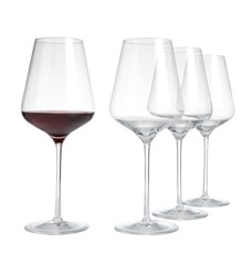 Aida - Connoisseur extravagant - vinglas til kraftige mørke rødvine 4 stk - gaveæske