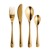 Aida - Atelier children cutlery giftbox - Gold (62601) thumbnail-1