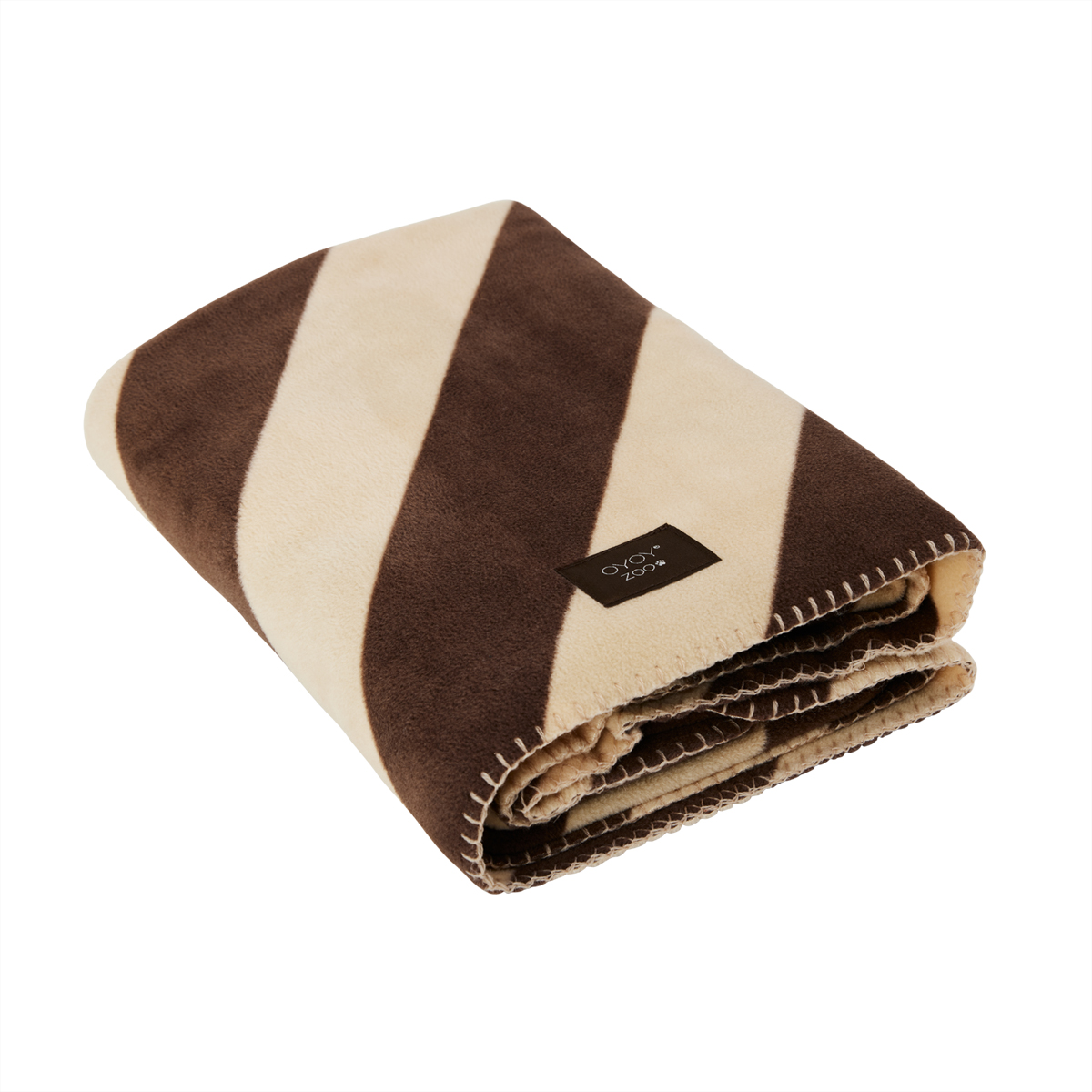 OYOY ZOO - Kaya Dog Blanket Large - Brown/Sand (Z60039)