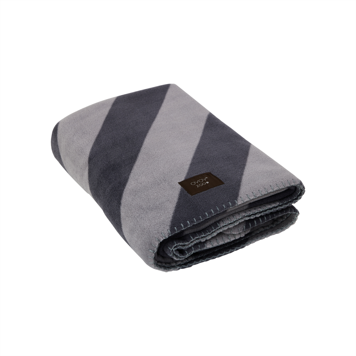 OYOY ZOO - Kaya Dog Blanket Medium - Light Grey/Dark Grey (Z60036)