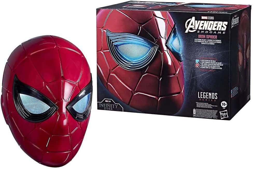 Marvel Legends Series Spider-Man Iron Spider Electronic Helmet Replica, Hasbro