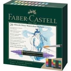 Faber-Castell - Albrecht Dürer Watercolour Marker, æske med 20 stk