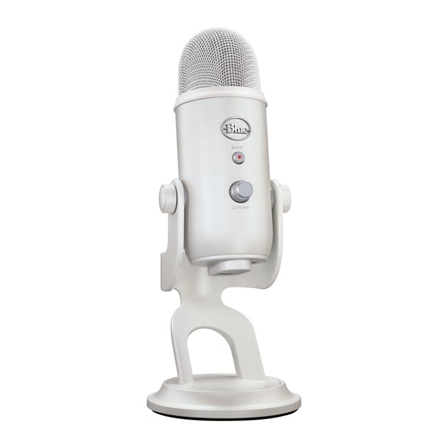 Blue - Mikrofon Yeti Aurora Collection USB-Mikrofon White Mist
