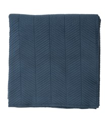 Bloomingville - Frema sengetæppe 260x220 cm - Blå