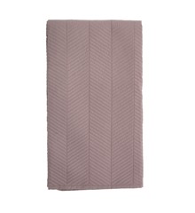 Bloomingville - Ilfana plaid tæppe 200x140 cm - Nude lyserød