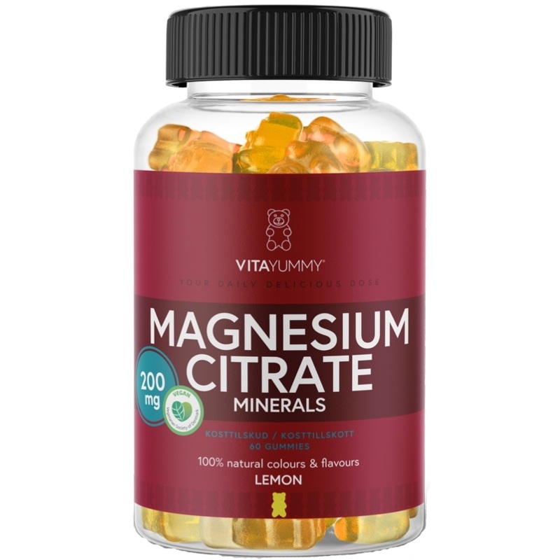 VitaYummy - Magnesium Citrate 60 Pcs - Helse og personlig pleie