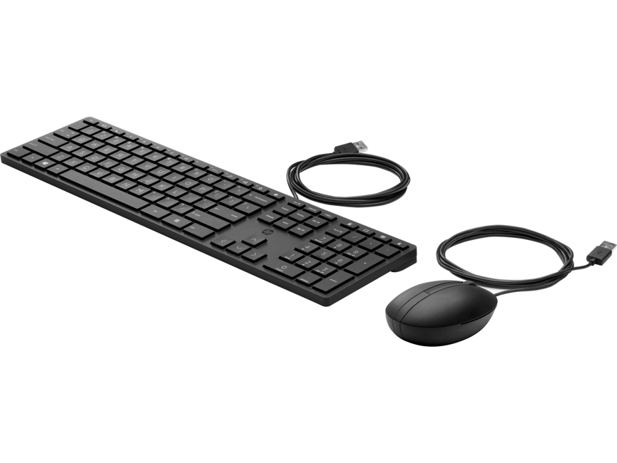 HP - Wired 320MK Desktop set - Black (Nordic)