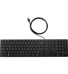 HP - 320K Wired Keyboard - Black (Nordic)