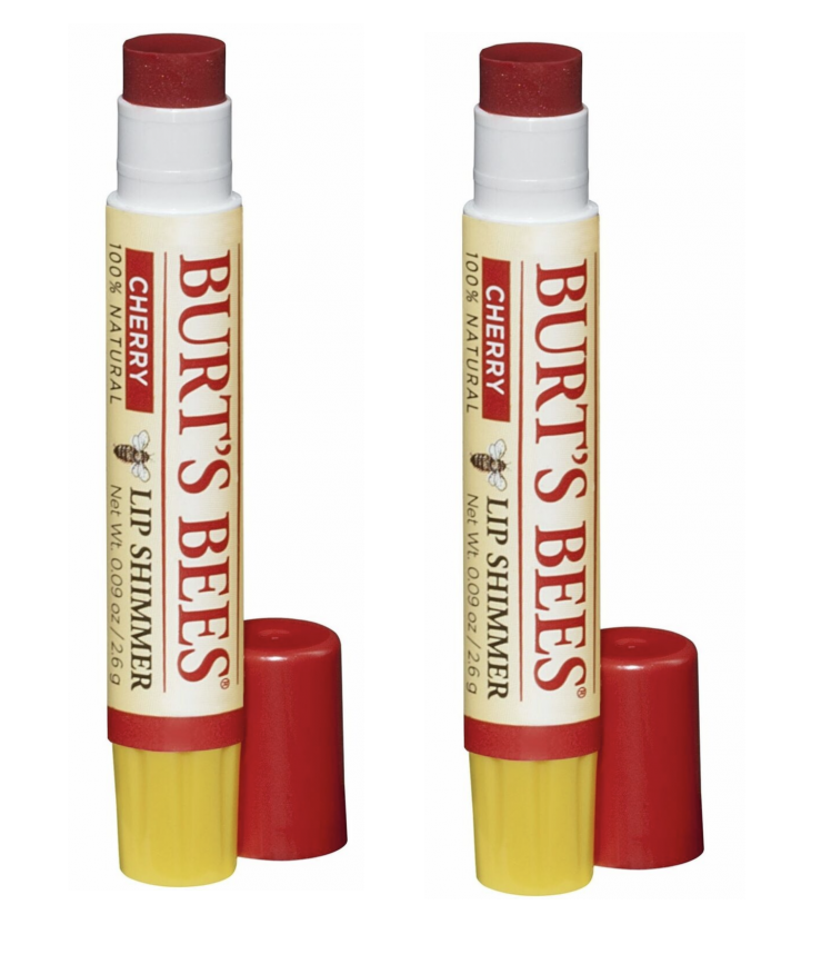 Burt's Bees - Lip Shimmer - Cherry 2-Pak - Skjønnhet