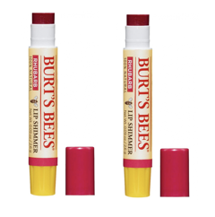 Burt's Bees - 2 x Lip Shimmer Rhubarb - Læbepomade