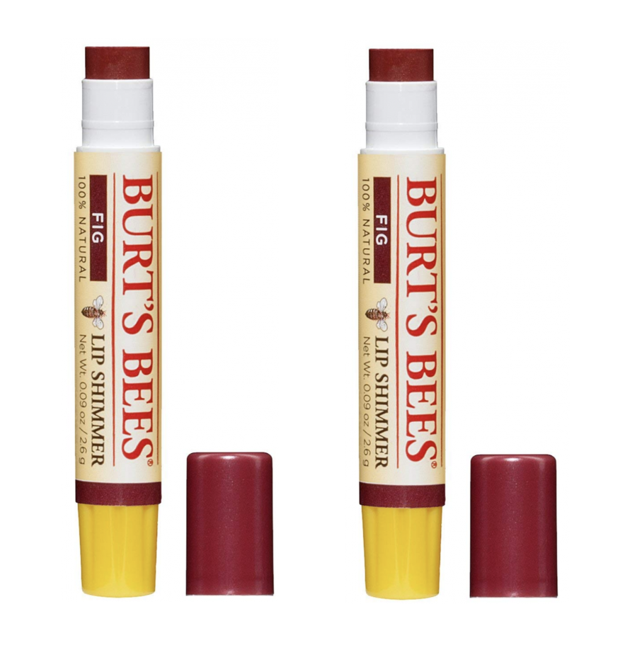 Burt's Bees - 2 x Lip Shimmer Brown - Lippenpflege