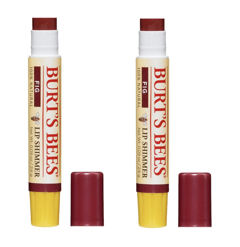 Burt's Bees - 2 x Lip Shimmer Brown - Lippenpflege