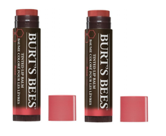 Burt's Bees - 2 x Tinted Lip Balm Rose - Læbepomade