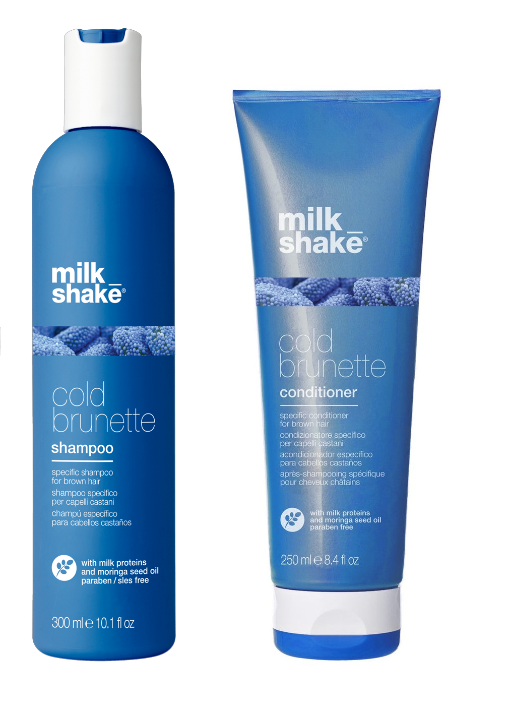 milk_shake - Cold Brunette Shampoo 300 ml + milk_shake - Cold Brunette Conditioner 250 ml - Skjønnhet