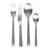 Broste Copenhagen - Cutlery set Hune, 16 pc - Stainless steel - Satin Hammered thumbnail-1
