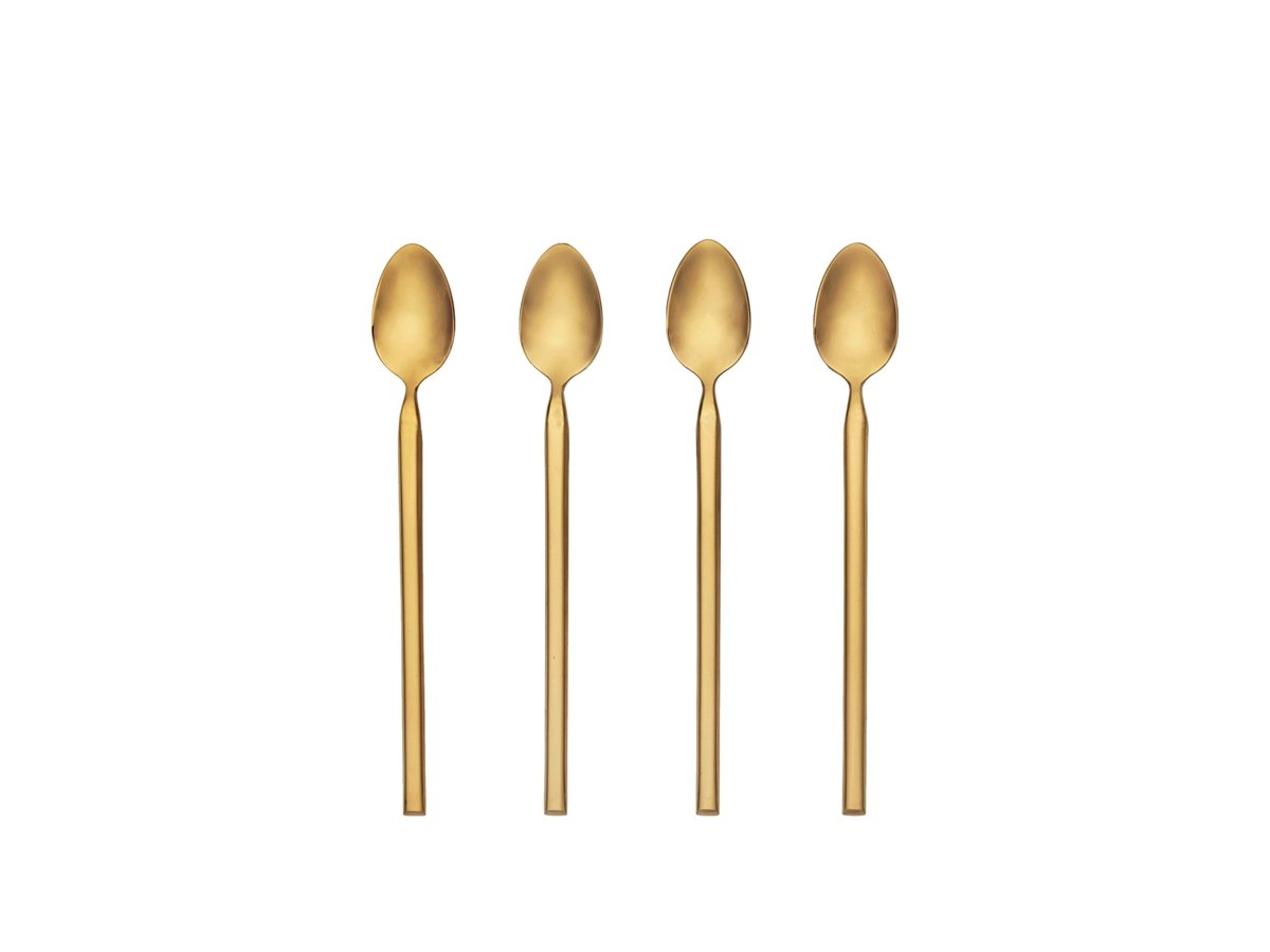 krijgen Kabelbaan directory Koop Broste Copenhagen - Tvis Long Spoon, 4 pc - Stainless Steel - Rose Gold