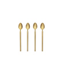 Broste Copenhagen - Tvis Long Spoon, 4 pc - Stainless Steel - Rose Gold