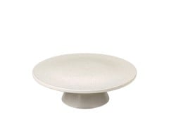 Broste Copenhagen - Nordic Cake Plate, Stoneware - Vanilla