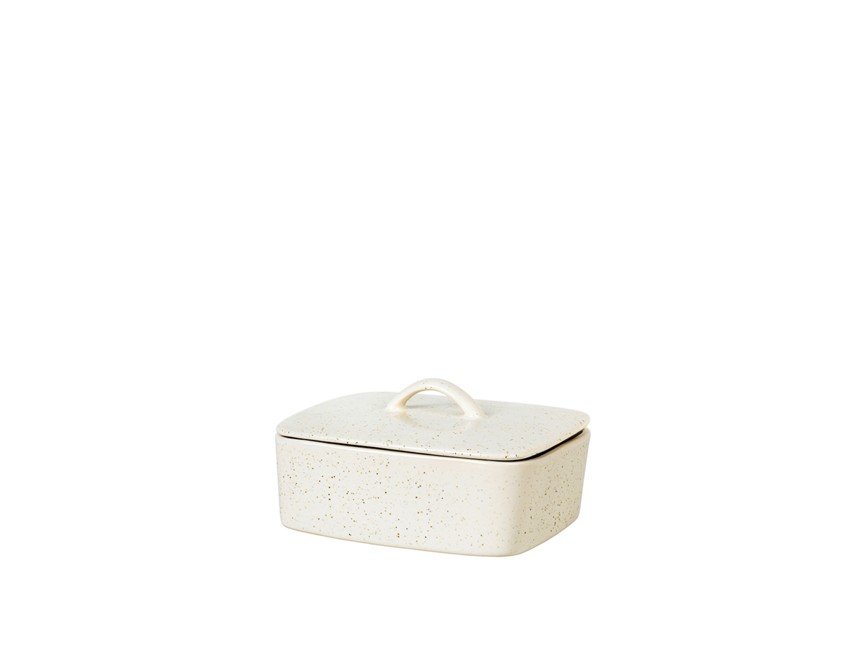Broste Copenhagen - Nordic Butter Box, Stoneware - Vanilla