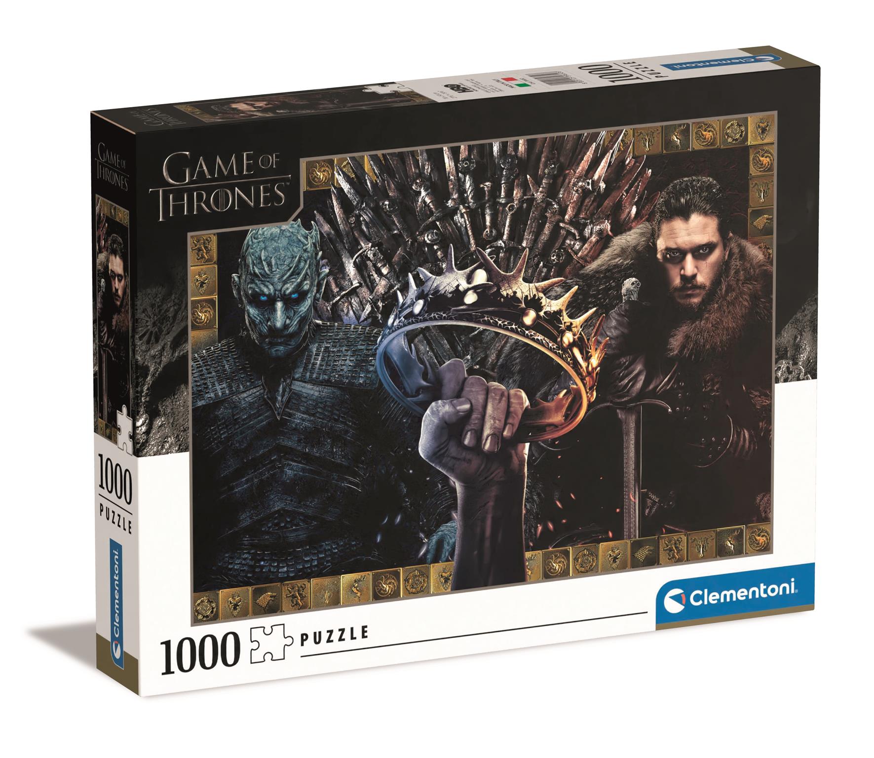 Clementoni - Puslespil 1000 brk - Game of Thrones