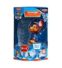 Paw Patrol - Chase Kids Magic Bedside Night Light, Torch and Projector - (10043)