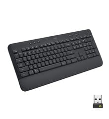 Logitech - Signature K650 Keyboard ( Nordic ) - Graphite