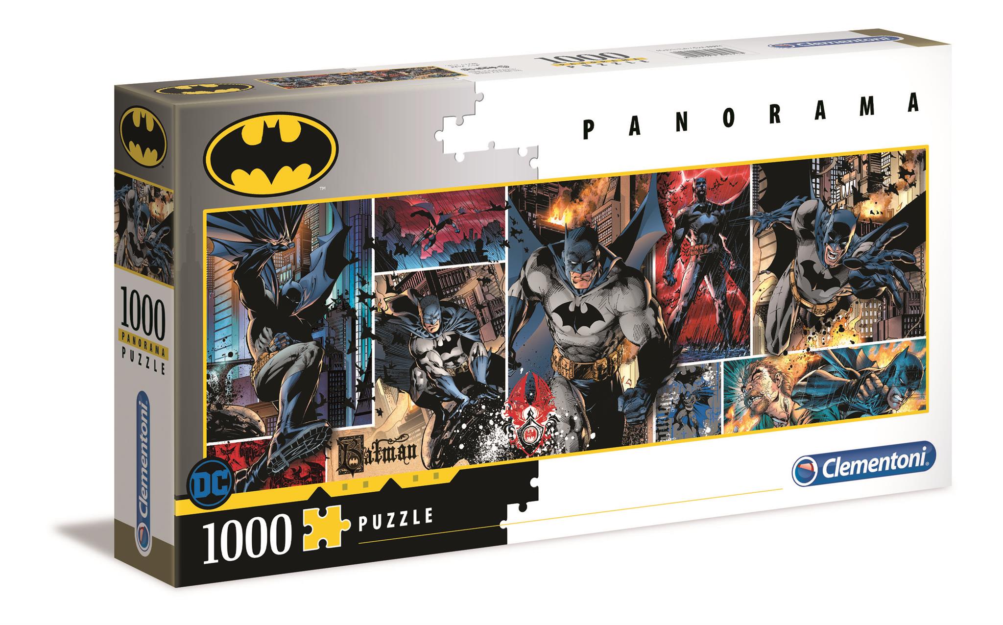 Clementoni - Panorama Puzzle 1000 pcs - Batman 2020 (39574) - Leker