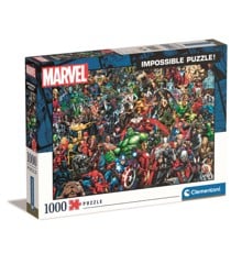 Clementoni - Impossible Puzzle 1000 pcs - Marvel (39411)