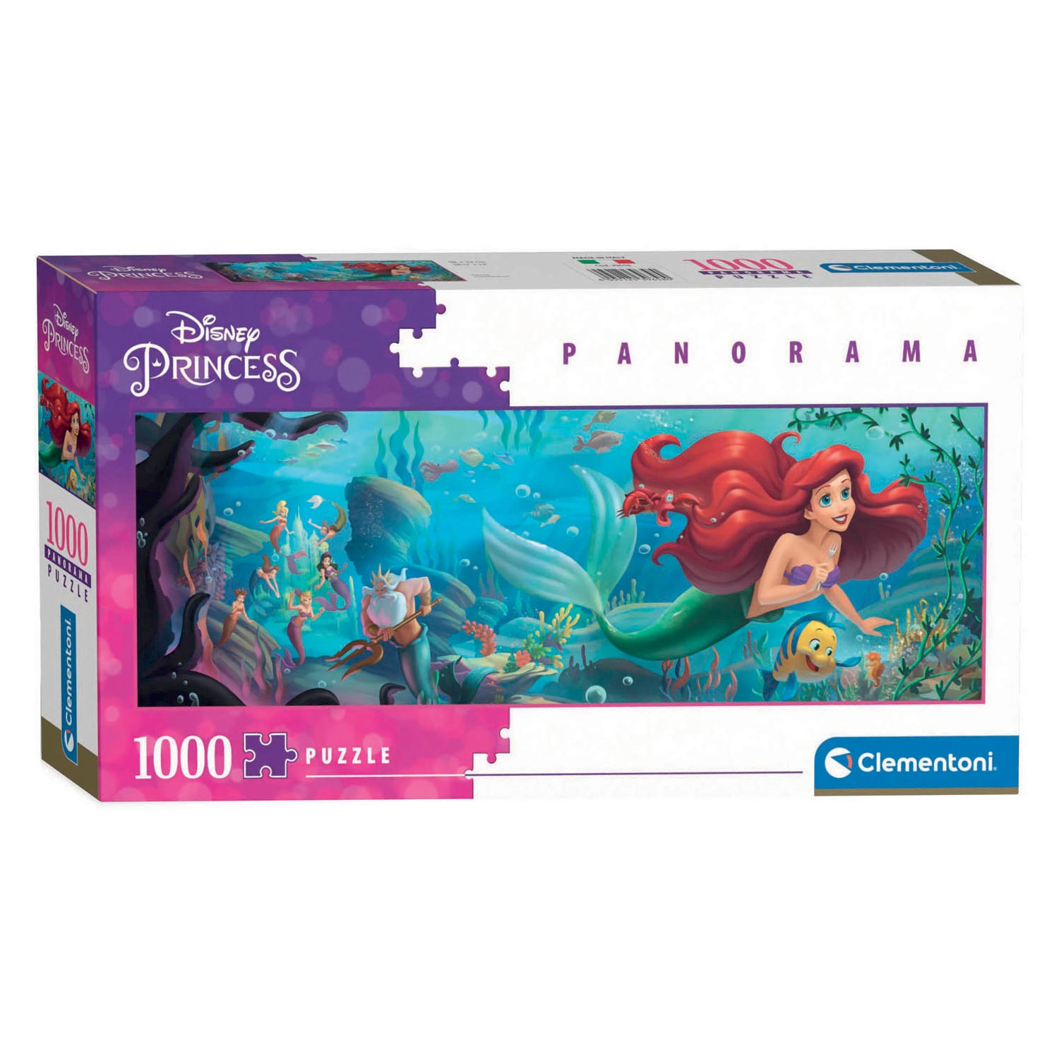 Clementoni - Panorama Puzzle 1000 pcs - Disney Princess (39658) - Leker