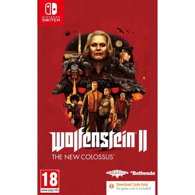 Wolfenstein 2 The New Colossus (Code in a Box)