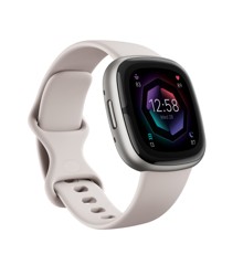 Fitbit - Sense 2 - Smart Watch - Lunar White/Platinum